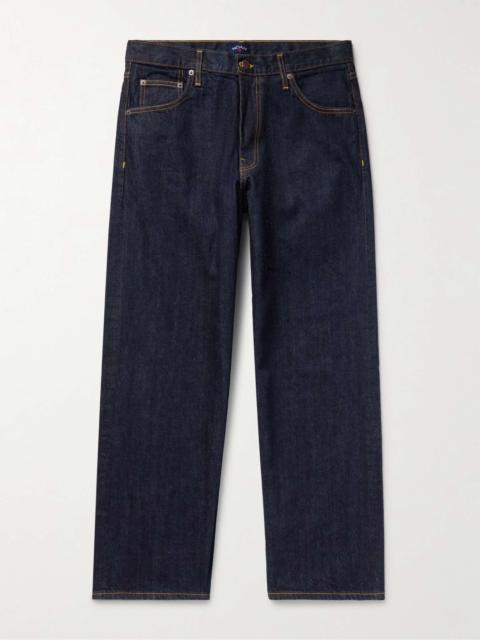 Stovepipe Straight-Leg Selvedge Jeans