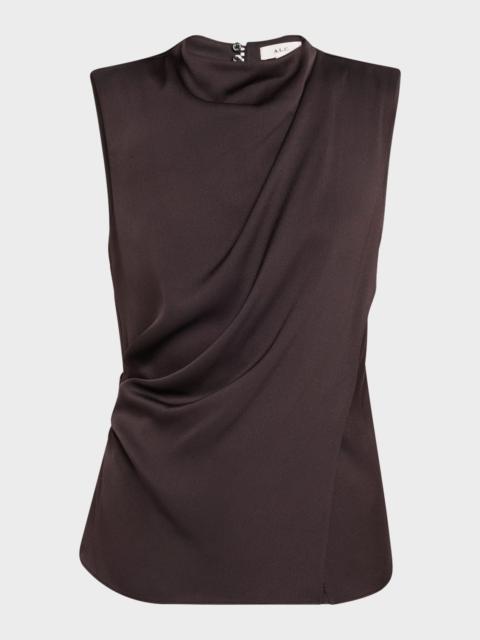 A.L.C. Amira Cowl-Neck Sleeveless Top