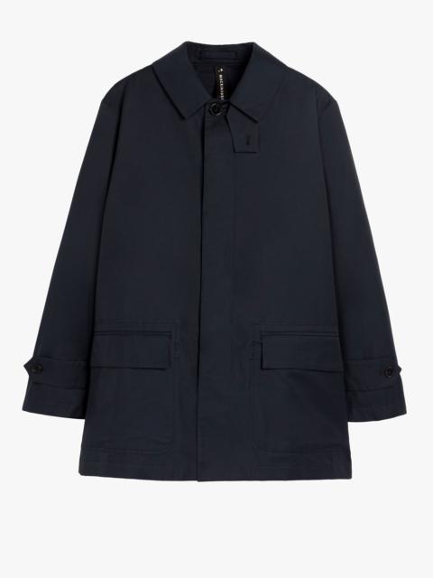 Mackintosh A-LINE TORRENTIAL NAVY COTTON BLEND RAINCOAT | GMM-220
