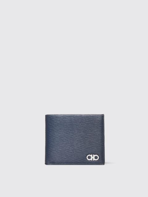 Ferragamo wallet in hammered leather