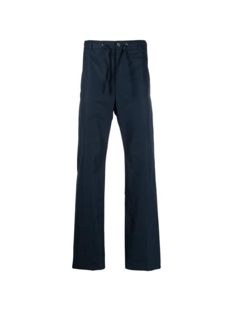 Alexander McQueen drawstring-waist cotton trousers