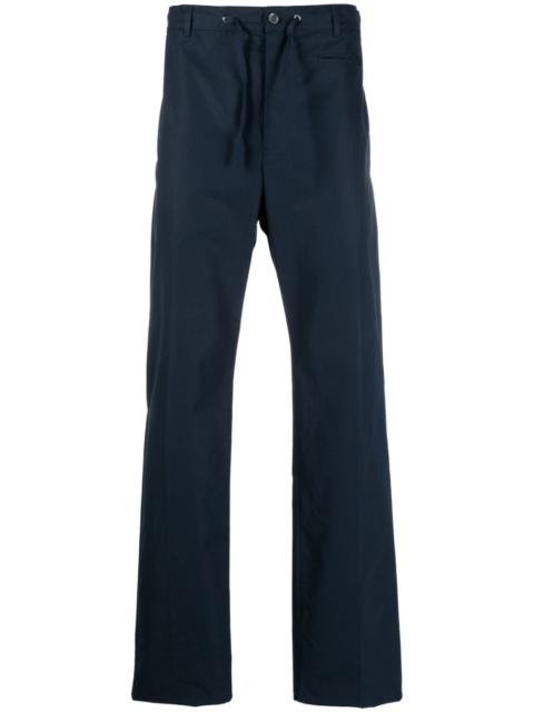 Alexander McQueen drawstring-waist cotton trousers