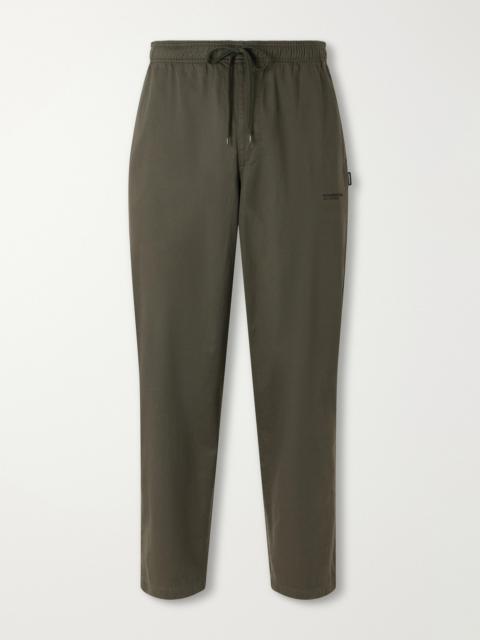 NEIGHBORHOOD Straight-Leg Logo-Detailed Cotton-Twill Drawstring Sweatpants