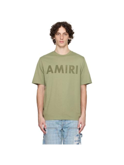Green 'AMIRI' Stencil T-shirt
