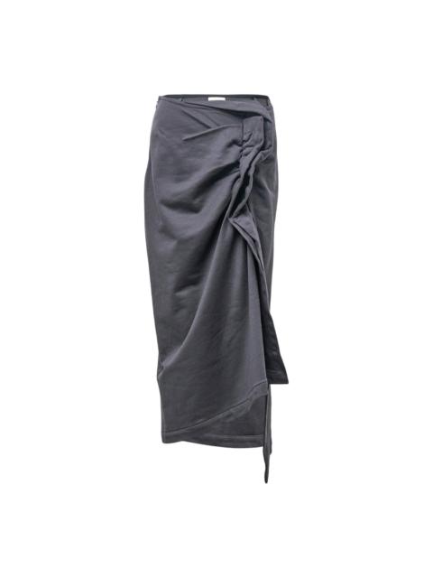 Dries Van Noten Fitted Drapped Skirt