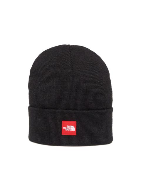 The North Face logo-patch beanie hat