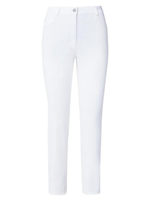AKRIS Women's Maru Slim Ankle Jeans - Cream
