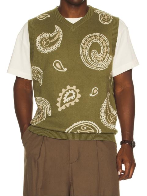 malbon Paisley Sweater Vest