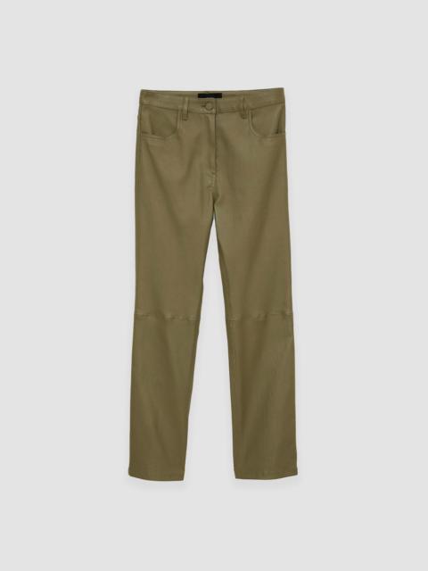 JOSEPH Duke Leather Stretch Trousers