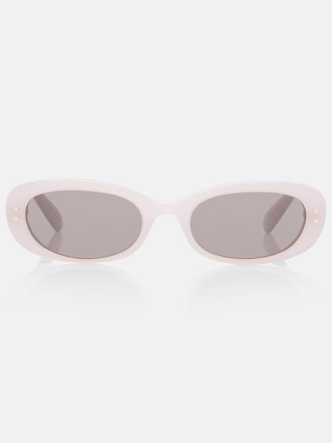 Dior Dior Oblique B1I oval sunglasses