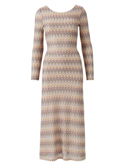 MELISSA ODABASH Women's Lily Zigzag Maxi Dress - Multi