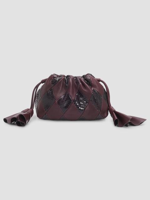 Zimmermann Women's Cloud 91 Small Leather Clutch - Mahogany