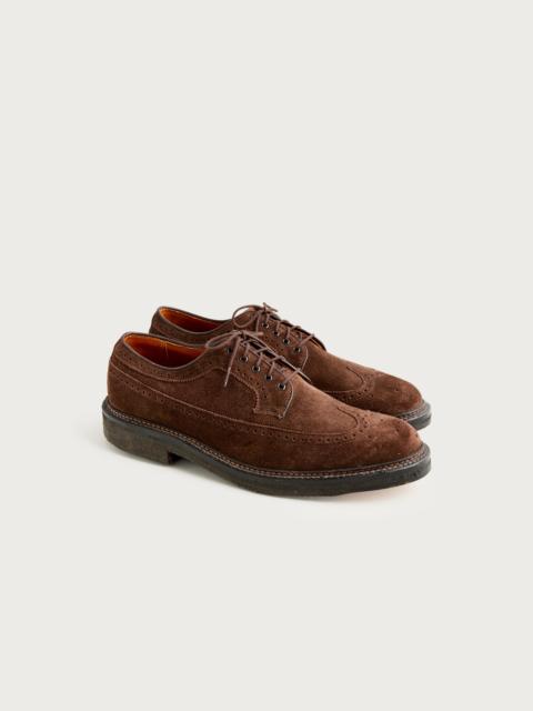 Alden Alden® for J.Crew suede longwing bluchers with crepe soles