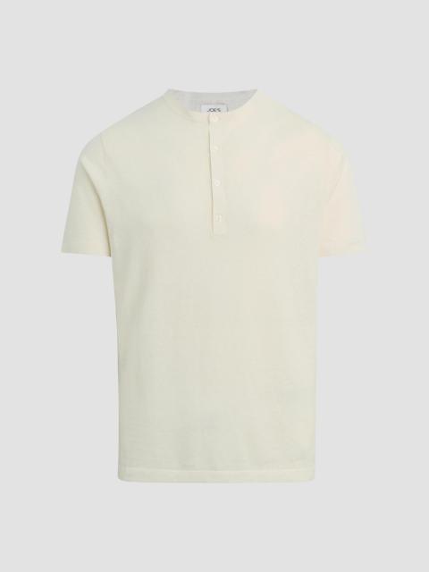 Joe's Jeans Men's Cotton-Linen Henley - Egret
