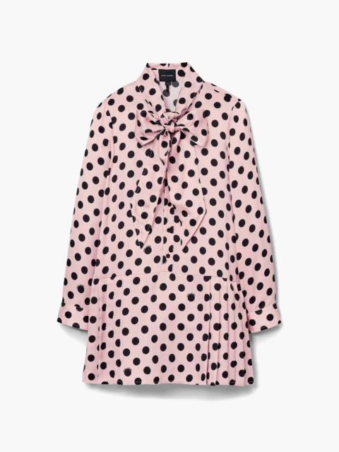 Marc Jacobs DOTS BOW PLEATED DRESS