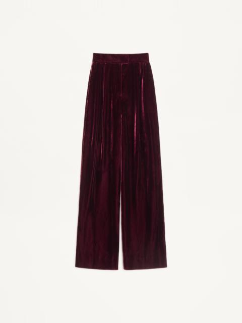 Valentino SABLÉ VELVET TROUSERS
