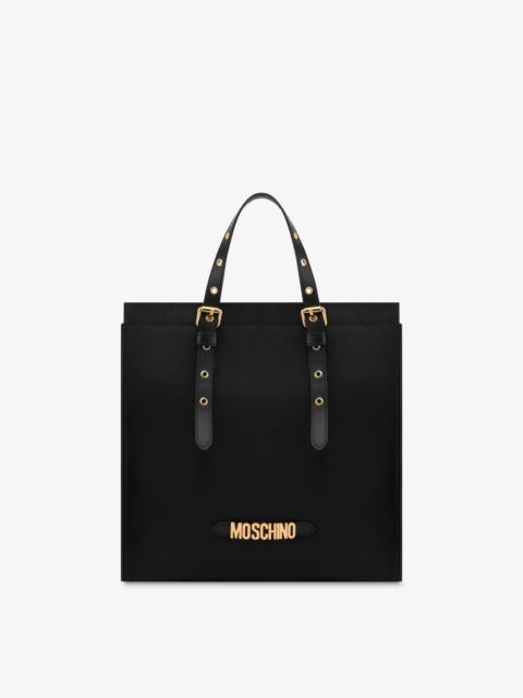 Moschino LOGO LETTERING NYLON SHOPPER