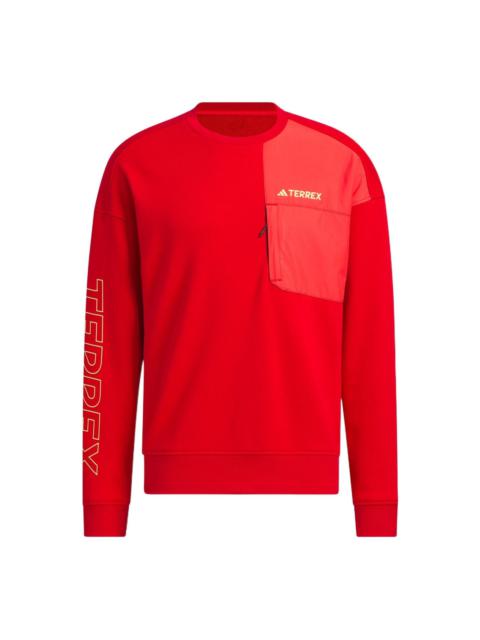 adidas x Terrex Sweatshirt 'Red Solar Yellow' IP9948