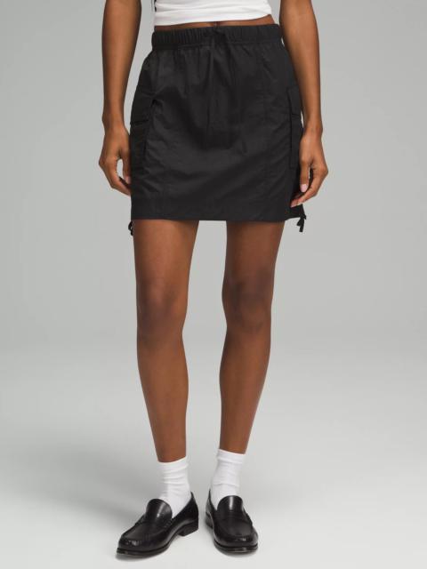 lululemon Nylon Cargo Mini Skirt