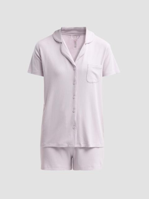SKIMS Women's Soft Lounge Short Sleep Set - Iris Mica