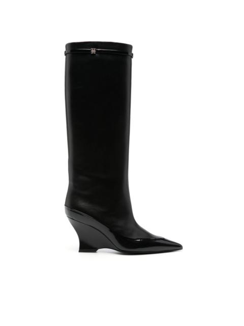 Givenchy Raven 80mm leather boots