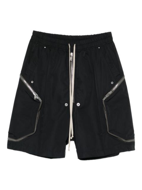 zipped cargo shorts