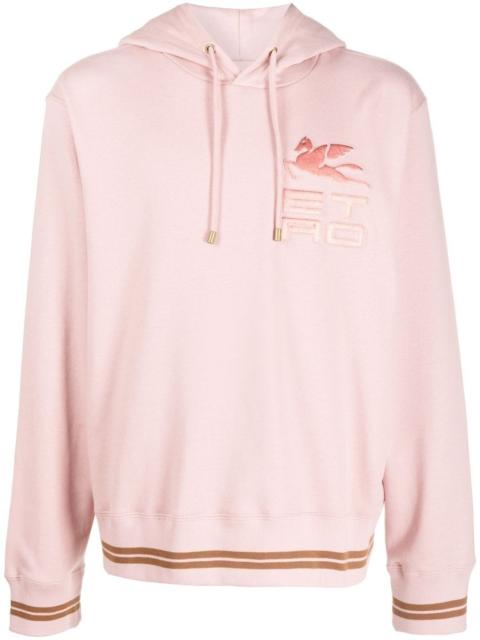 Etro logo-print long-sleeve hoodie