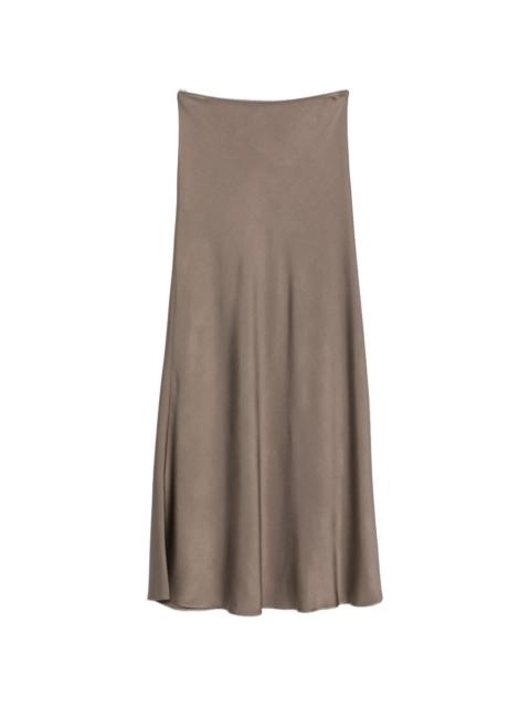 FABIANA FILIPPI satin-finish maxi skirt