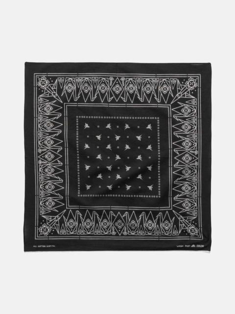 Kapital Fastcolor Selvedge Bandanna (ORIGAMI) Black