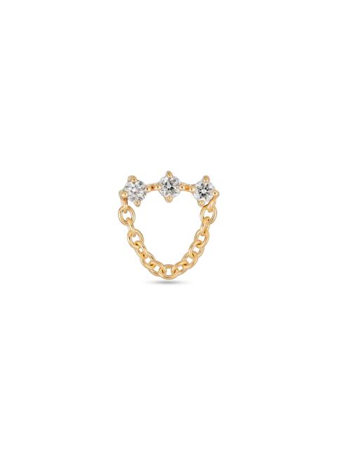 STONE AND STRAND LAB-Created Diamond Bright Lights Chain Push Pin Flat Back