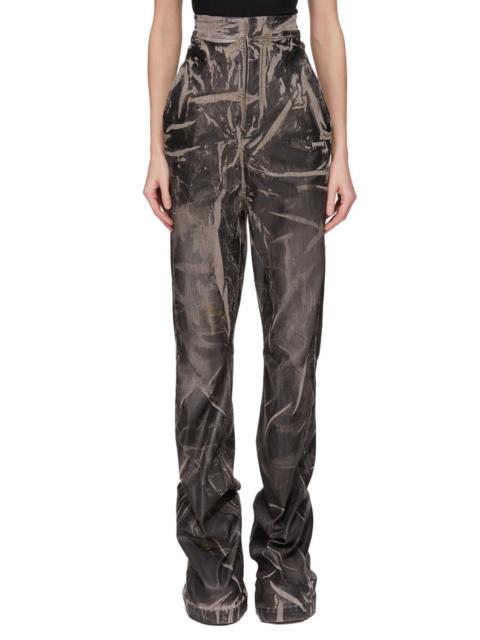 Rick Owens DRKSHDW Black Concordians Dirt Bolan Jeans