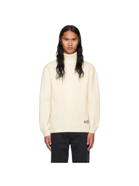 A.P.C. Off-White Walter Turtleneck