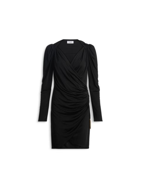 Balmain Draped flowing jersey dress