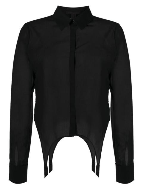 KIKI DE MONTPARNASSE cotton garter shirt