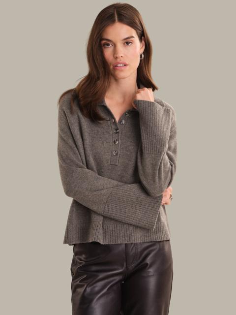 525 america Simone: Oversized Polo Pullover