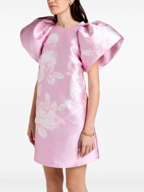 MARQUES’ALMEIDA puff-sleeve floral-print mini dress
