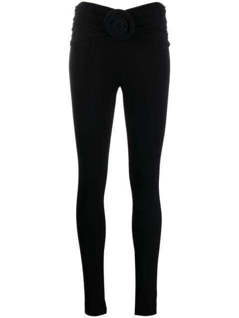 MAGDA BUTRYM floral-detail leggings
