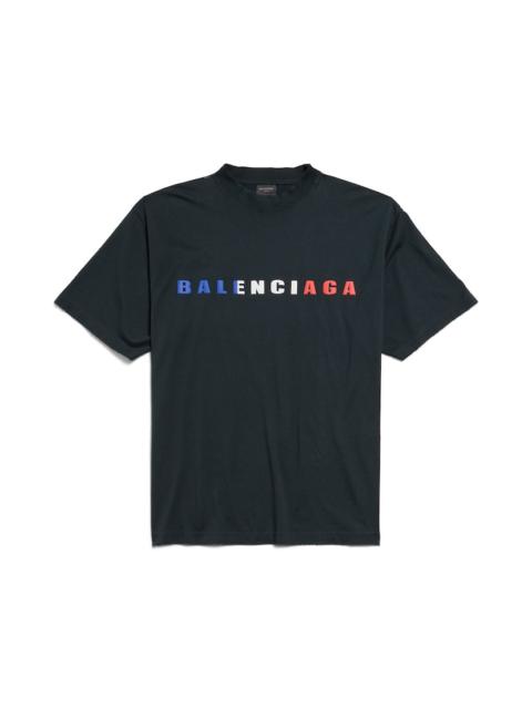 BALENCIAGA International T-shirt Medium Fit in Faded Black