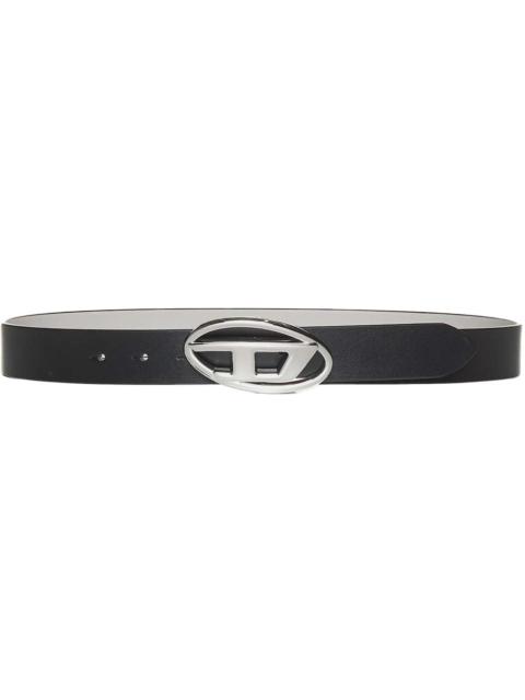Diesel Diesel B-1dr Reversible Leather Belt Black/White