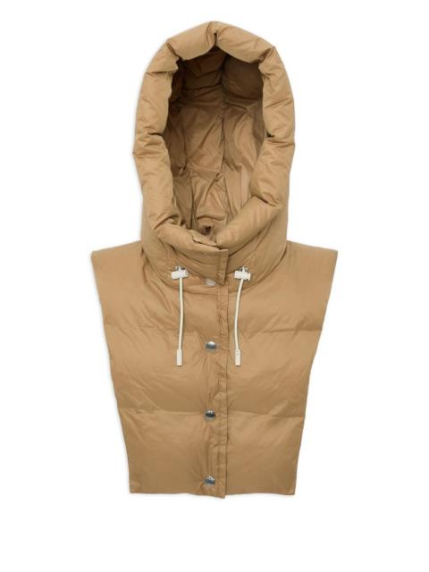 Yves Salomon padded hood bib