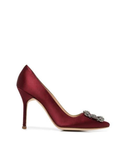 Hangisi silk satin pumps