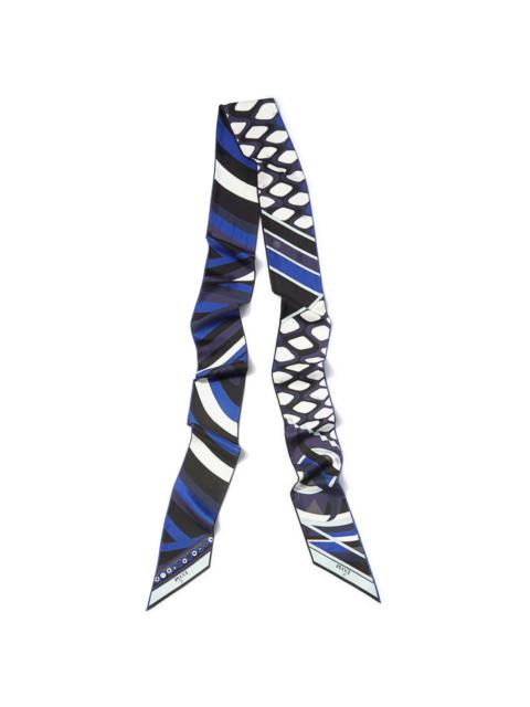 PUCCI Iride Vivara-print silk scarf