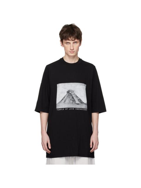 Rick Owens DRKSHDW Black Temple Jumbo S/S T-shirt