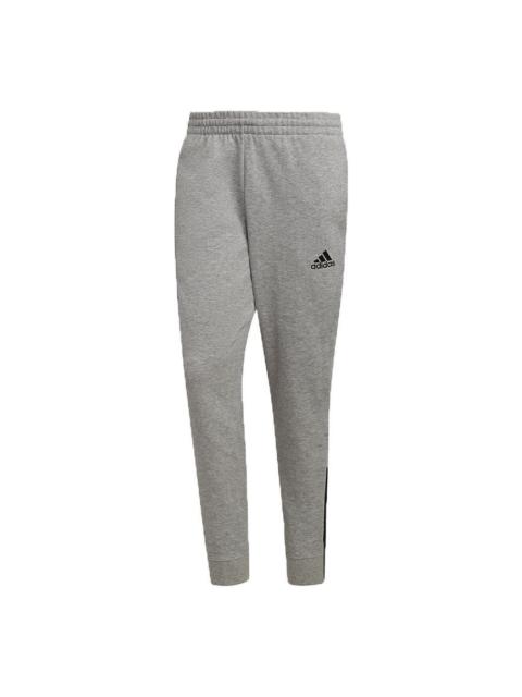 Men's adidas Dk Pt Logo Casual Running Breathable Sports Pants/Trousers/Joggers Gray H12212