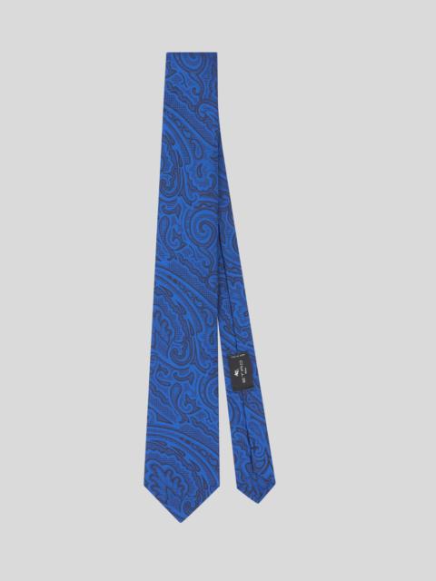 JACQUARD PAISLEY SILK TIE