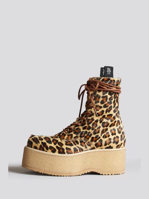 R13 DOUBLE STACK BOOT - LEOPARD