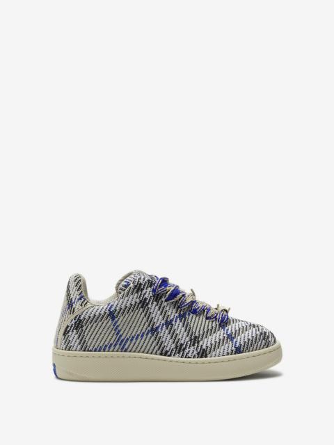 Burberry Check Knit Box Sneakers