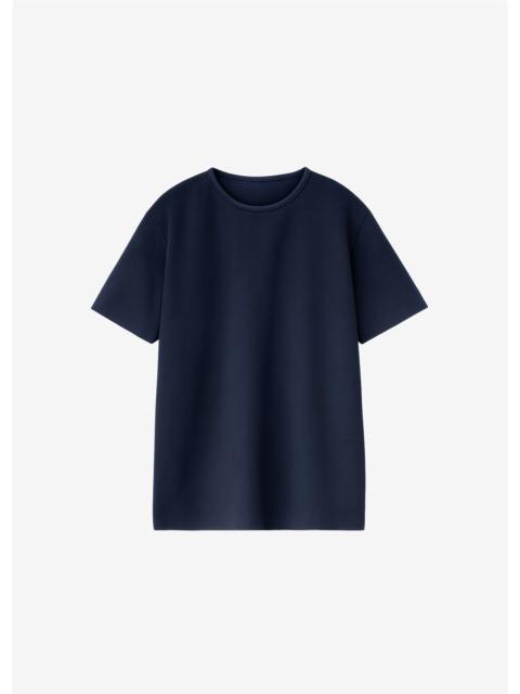 The Frankie Shop Leni Knit Oversized T-Shirt - Navy