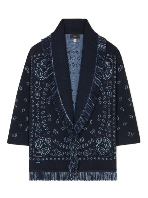 Alanui Bandana Jacquard Cardigan