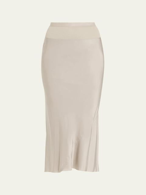 Rick Owens Godet Midi Skirt